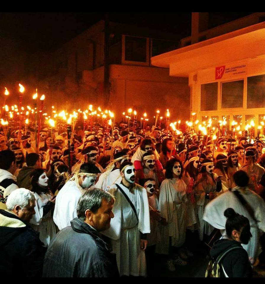 naxos torchlight parade