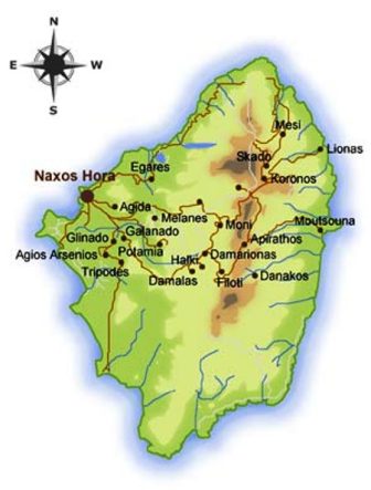 naxos map